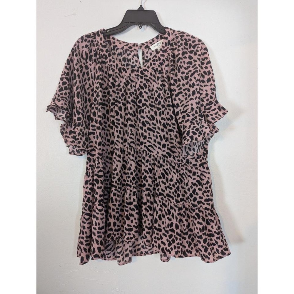 Pink & Black Small Umgee Blouse